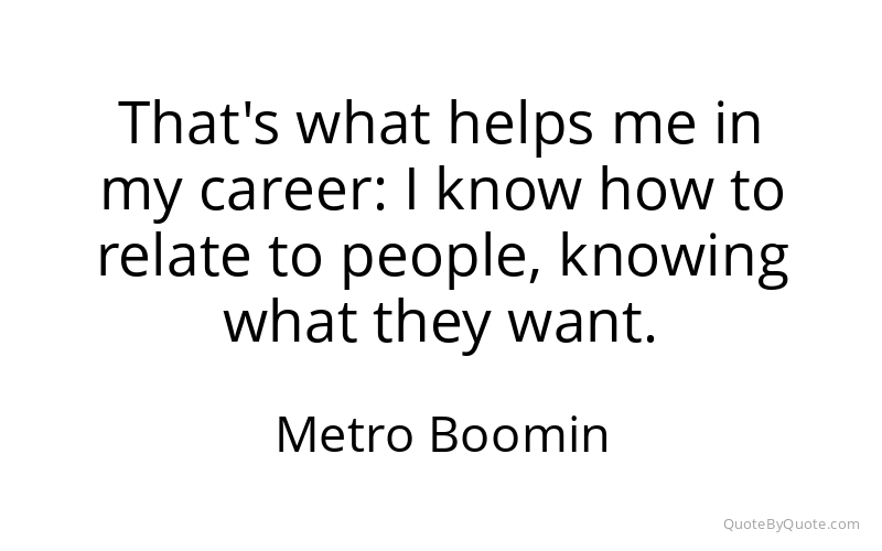 Preview image for this quote by Metro Boomin