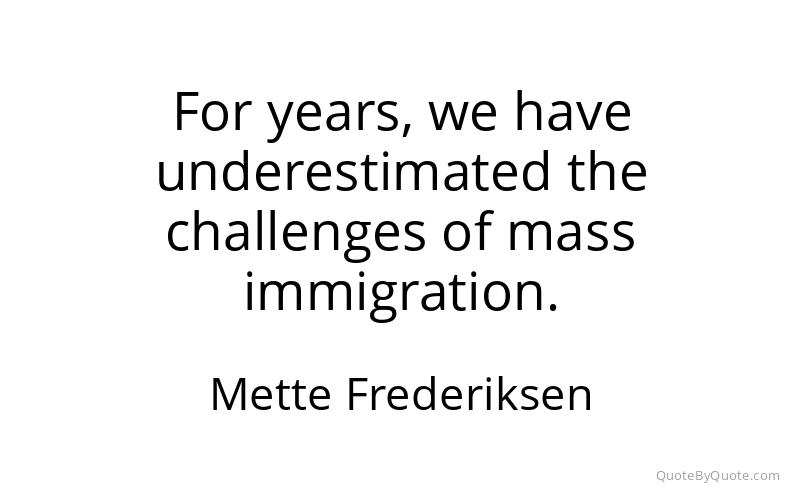 Preview image for this quote by Mette Frederiksen