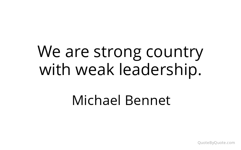Preview image for this quote by Michael Bennet