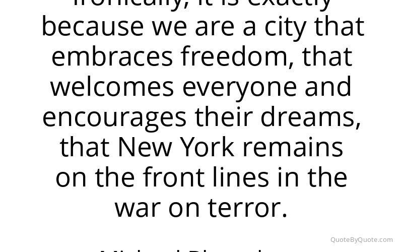 Preview image for this quote by Michael Bloomberg