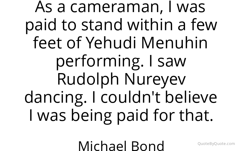 Preview image for this quote by Michael Bond