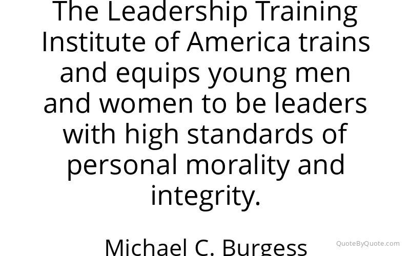 Preview image for this quote by Michael C. Burgess
