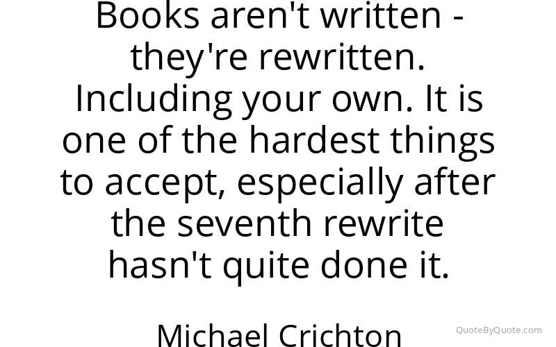Preview image for this quote by Michael Crichton