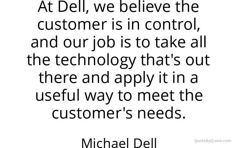 Preview image for this quote by Michael Dell