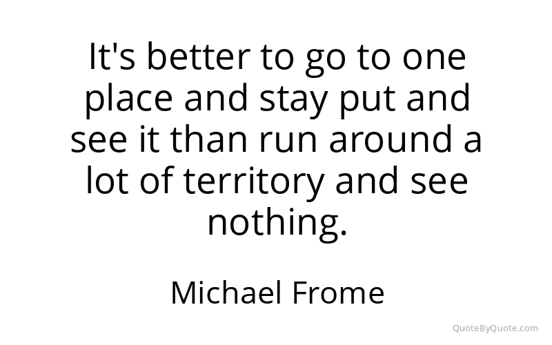 Preview image for this quote by Michael Frome