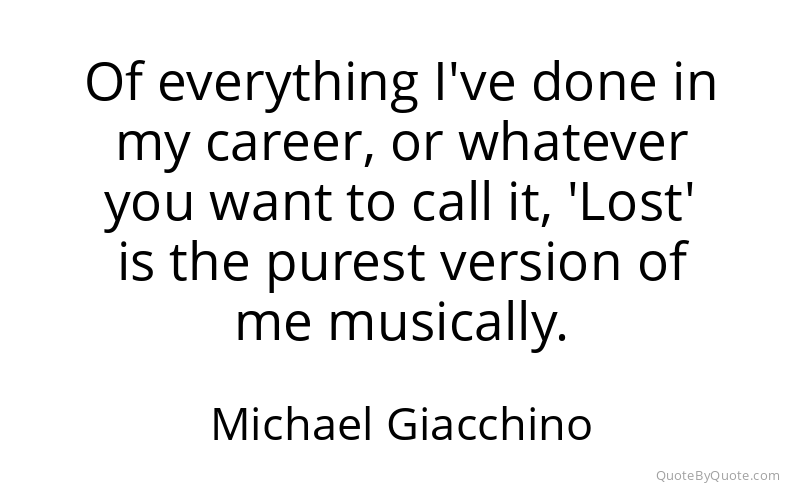 Preview image for this quote by Michael Giacchino