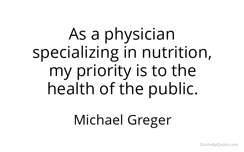Preview image for this quote by Michael Greger