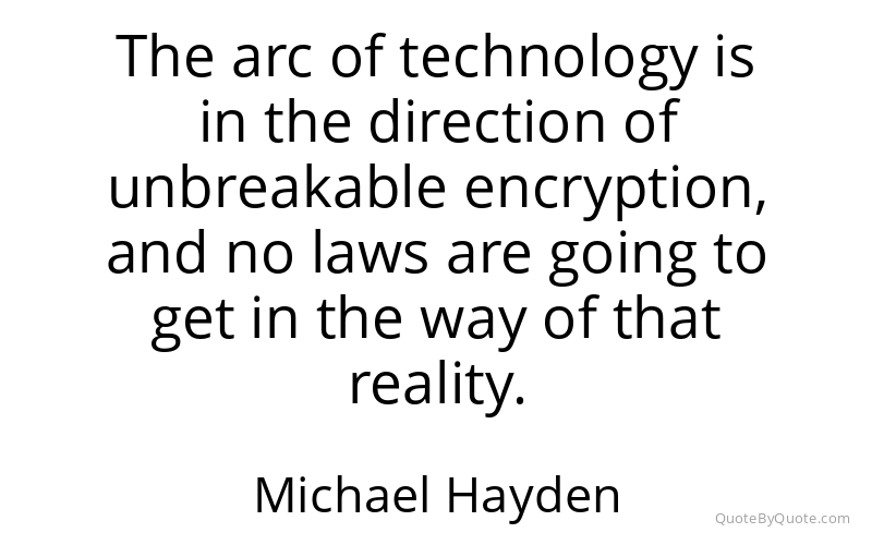 Preview image for this quote by Michael Hayden