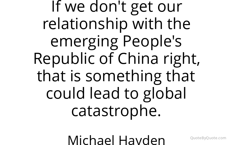 Preview image for this quote by Michael Hayden