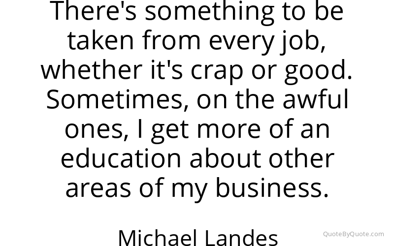 Preview image for this quote by Michael Landes