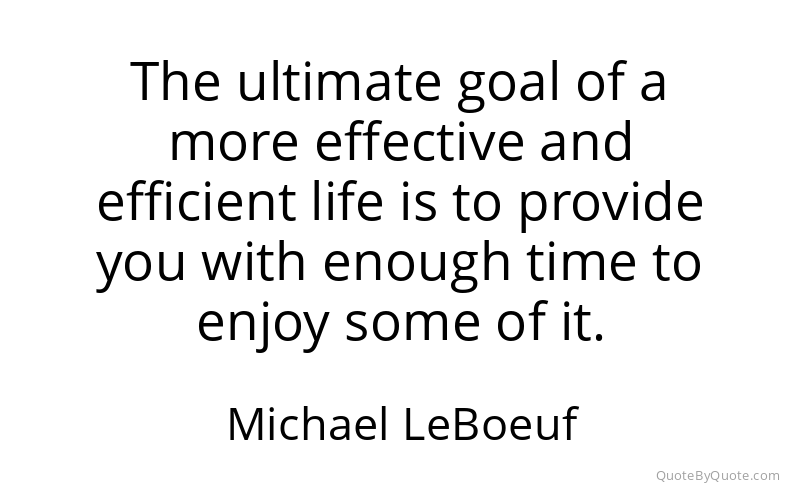 Preview image for this quote by Michael LeBoeuf