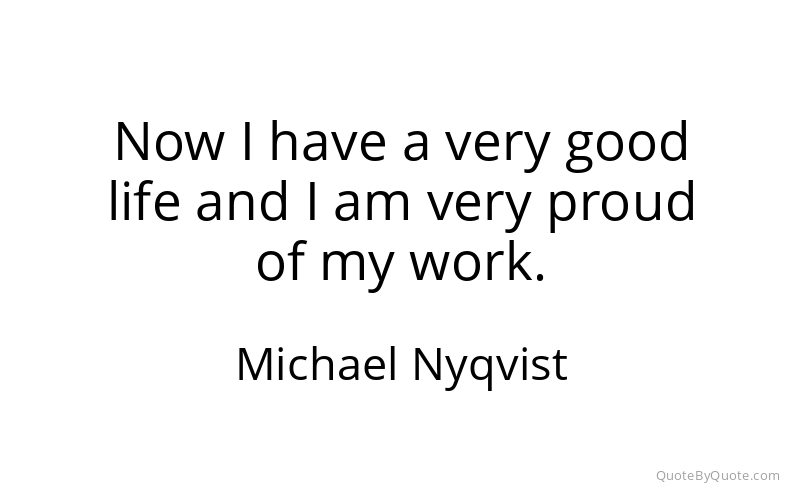 Preview image for this quote by Michael Nyqvist