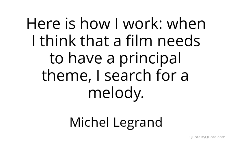 Preview image for this quote by Michel Legrand
