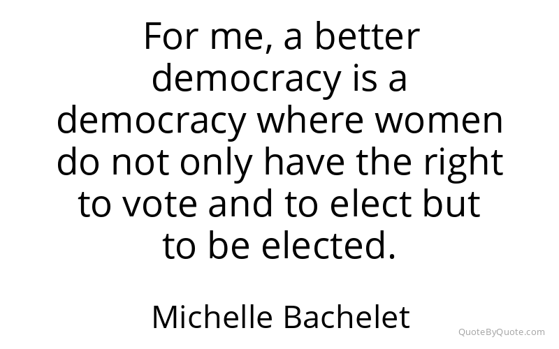 Preview image for this quote by Michelle Bachelet
