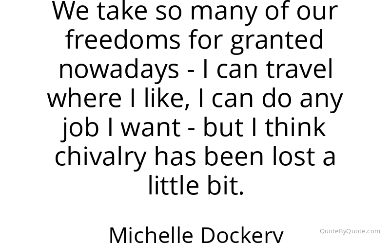 Preview image for this quote by Michelle Dockery