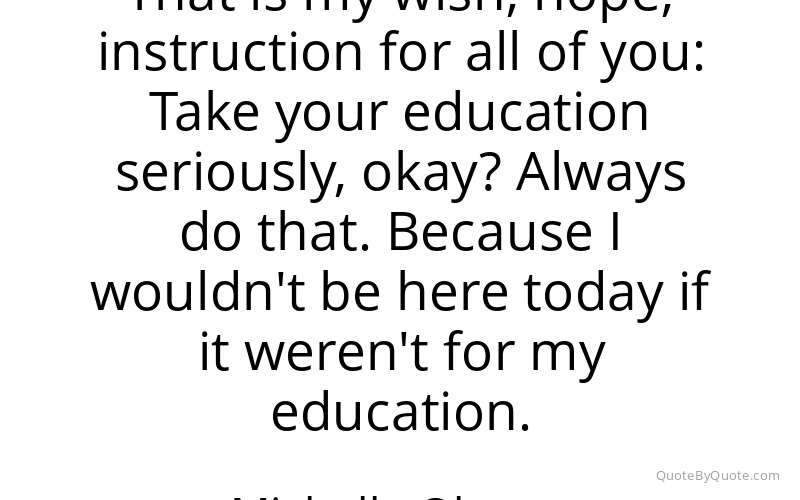 Preview image for this quote by Michelle Obama