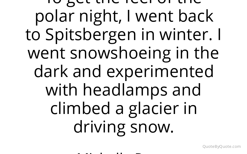 Preview image for this quote by Michelle Paver