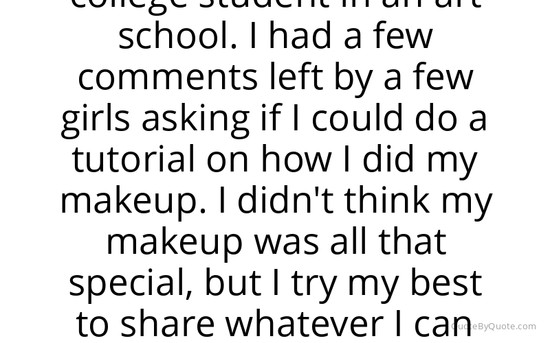 Preview image for this quote by Michelle Phan