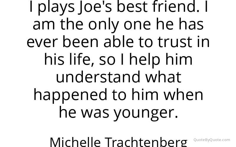 Preview image for this quote by Michelle Trachtenberg