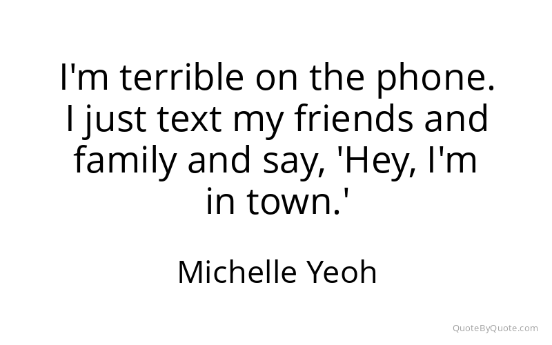 Preview image for this quote by Michelle Yeoh