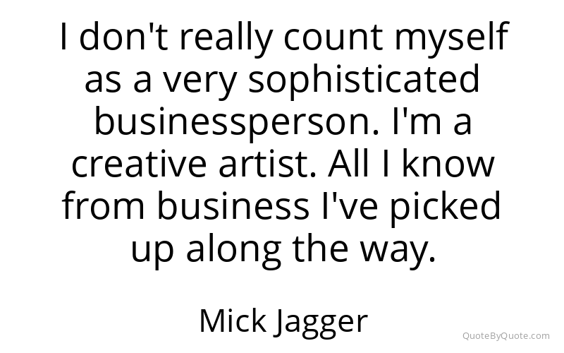 Preview image for this quote by Mick Jagger