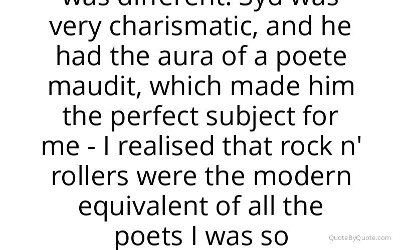 Preview image for this quote by Mick Rock