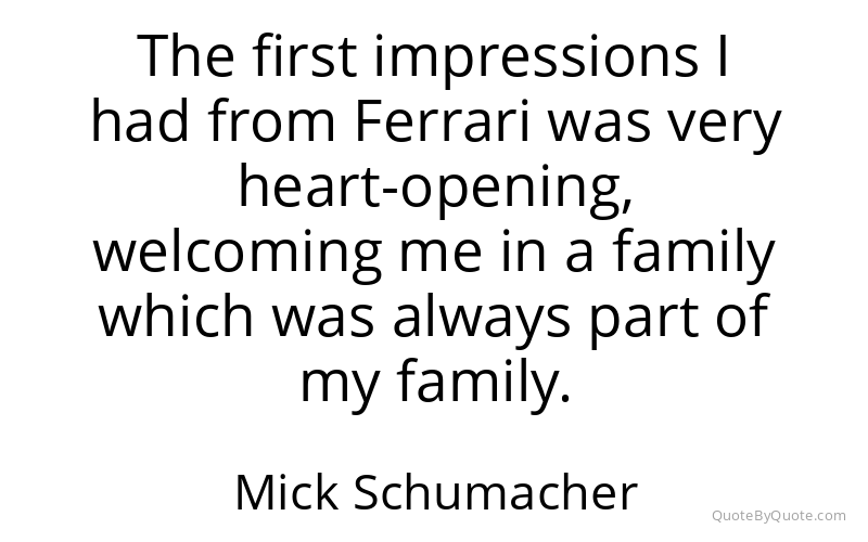 Preview image for this quote by Mick Schumacher