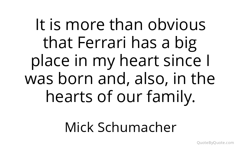 Preview image for this quote by Mick Schumacher
