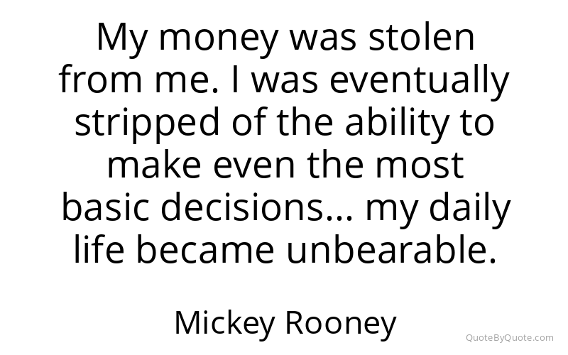 Preview image for this quote by Mickey Rooney