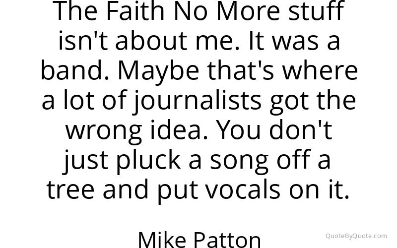 Preview image for this quote by Mike Patton