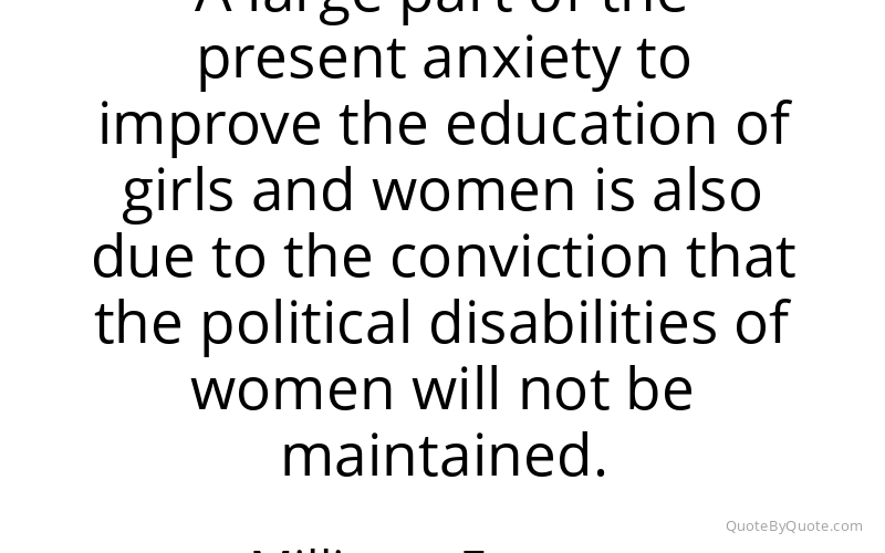 Preview image for this quote by Millicent Fawcett