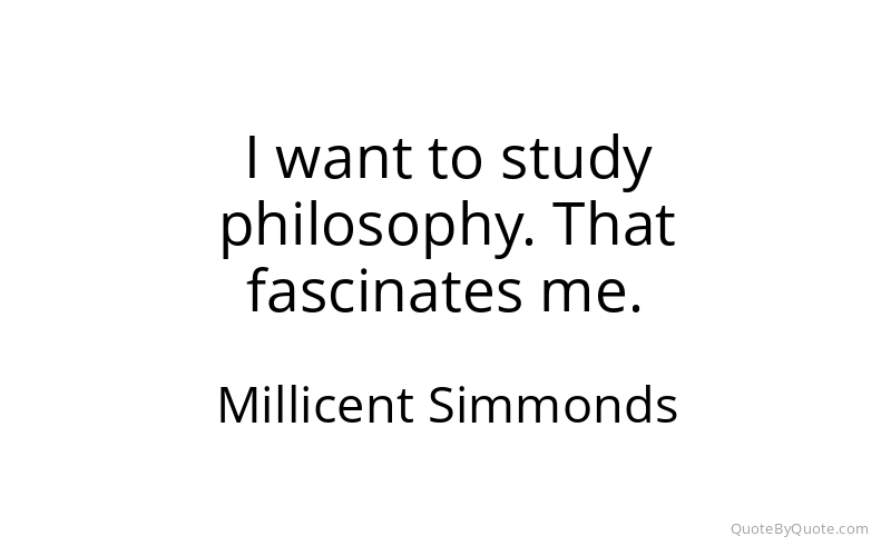 Preview image for this quote by Millicent Simmonds