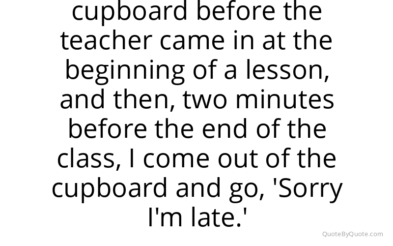 Preview image for this quote by Miranda Hart