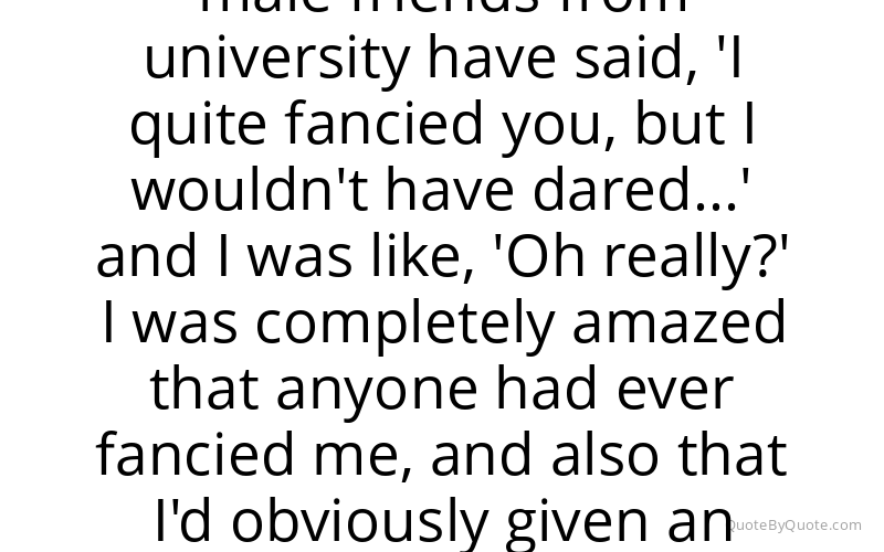 Preview image for this quote by Miranda Hart