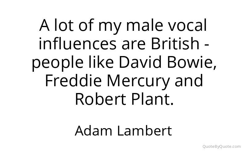 Preview image for this quote by Adam Lambert