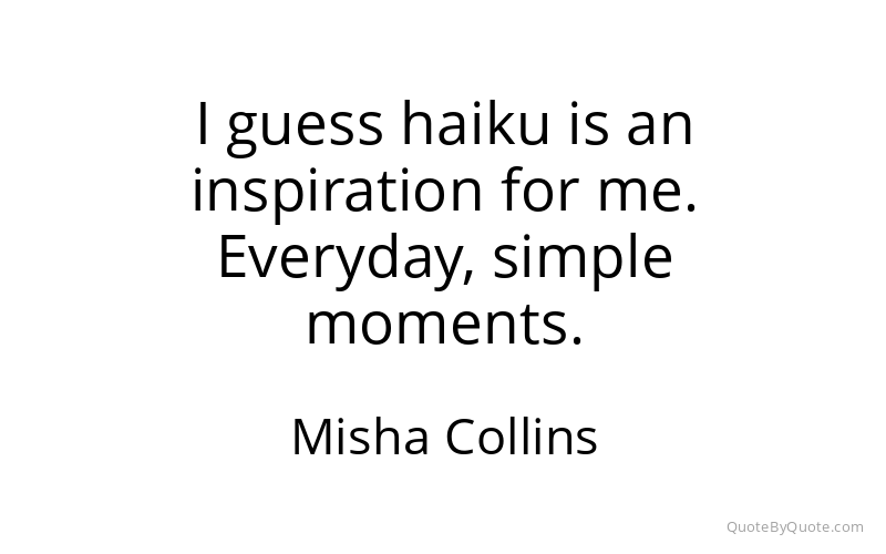 Preview image for this quote by Misha Collins