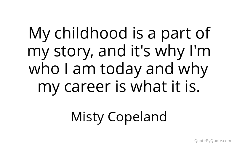 Preview image for this quote by Misty Copeland