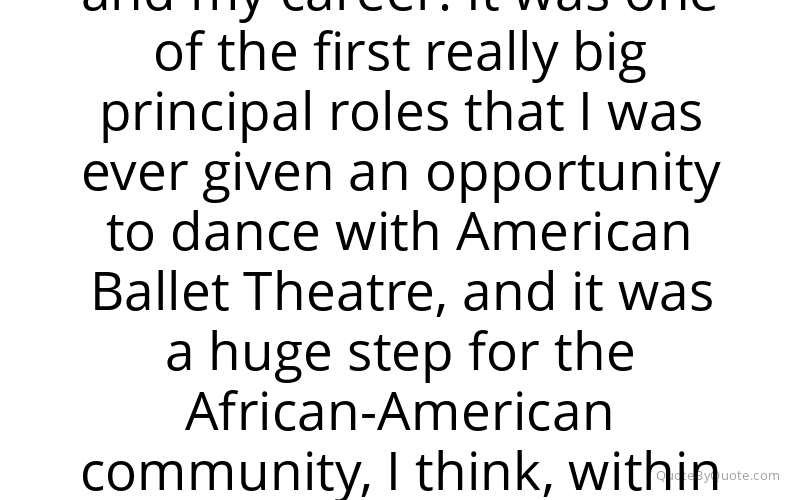 Preview image for this quote by Misty Copeland