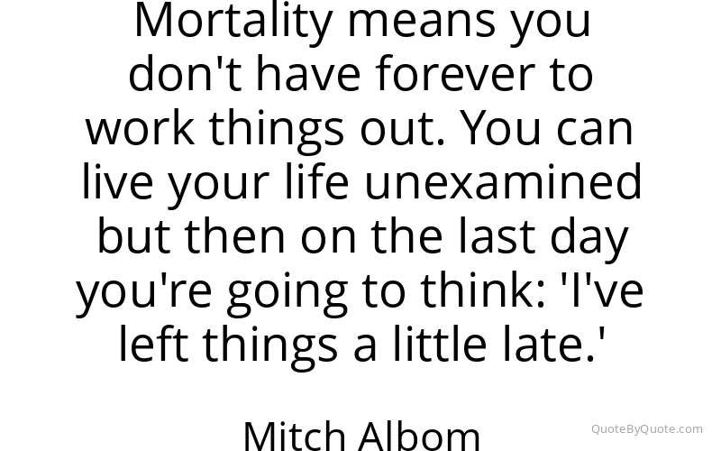 Preview image for this quote by Mitch Albom