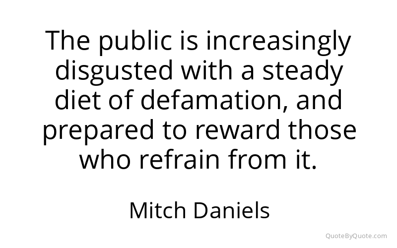 Preview image for this quote by Mitch Daniels