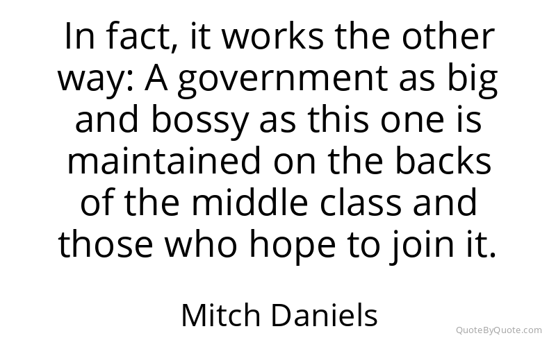 Preview image for this quote by Mitch Daniels