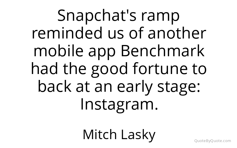 Preview image for this quote by Mitch Lasky