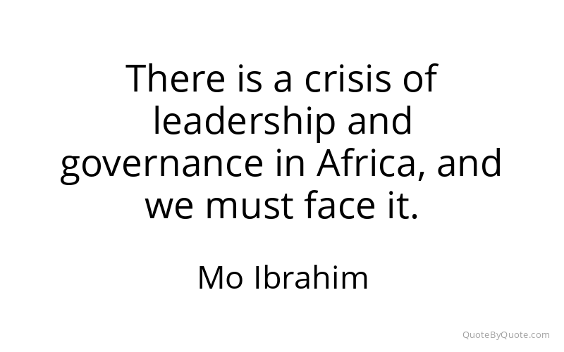 Preview image for this quote by Mo Ibrahim
