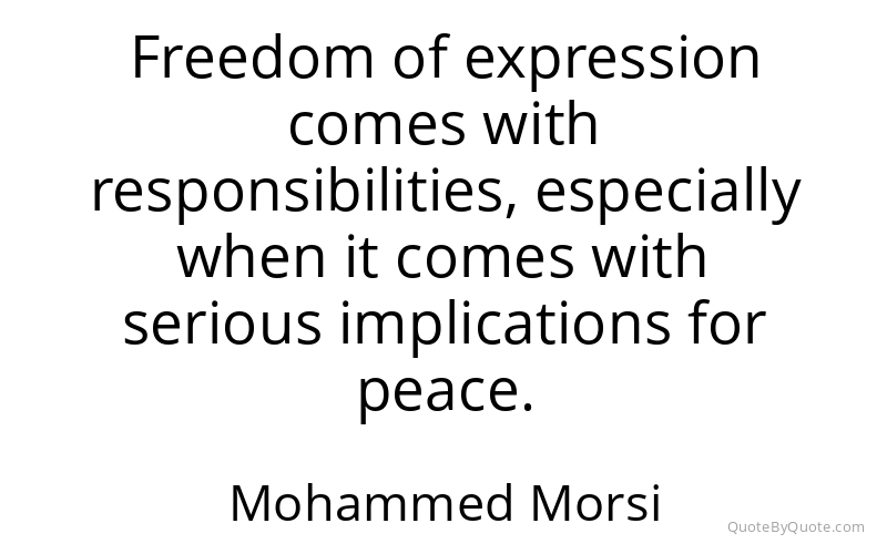Preview image for this quote by Mohammed Morsi