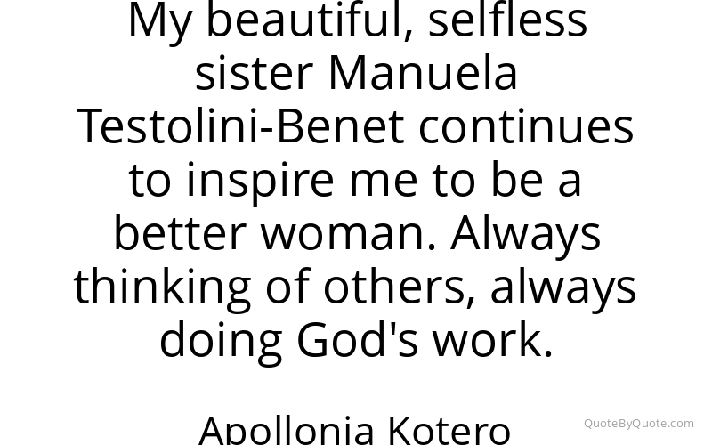 Preview image for this quote by Apollonia Kotero