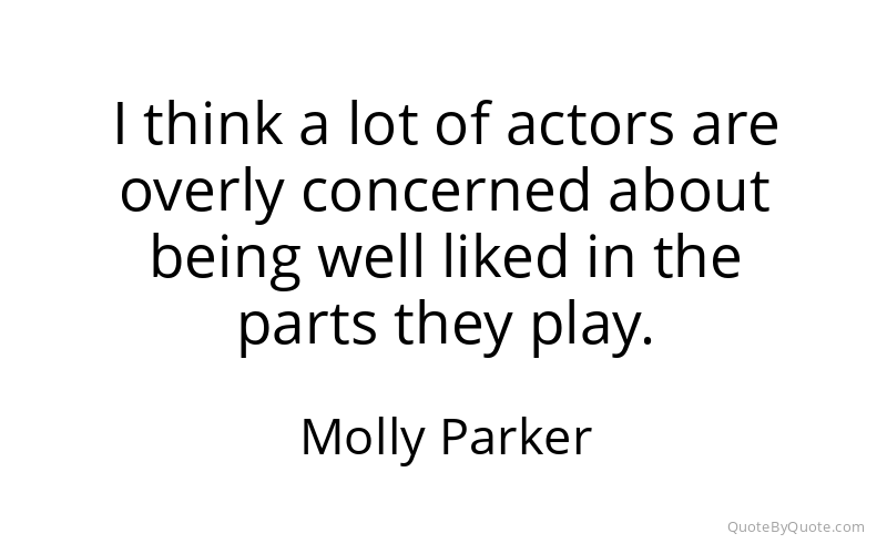 Preview image for this quote by Molly Parker