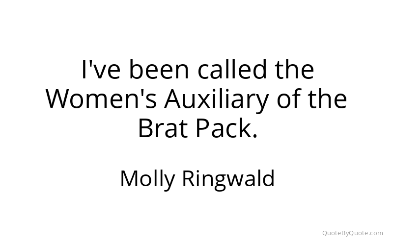 Preview image for this quote by Molly Ringwald