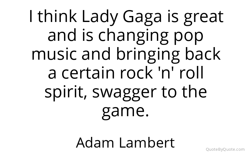 Preview image for this quote by Adam Lambert