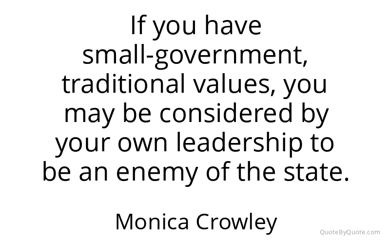 Preview image for this quote by Monica Crowley