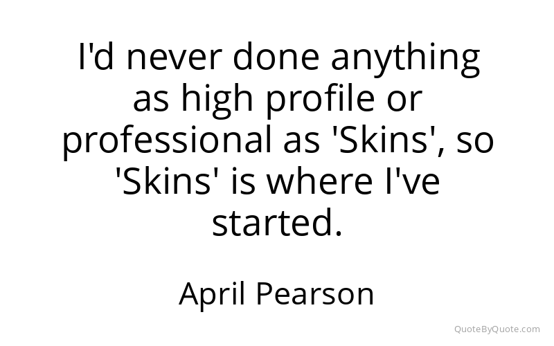 Preview image for this quote by April Pearson